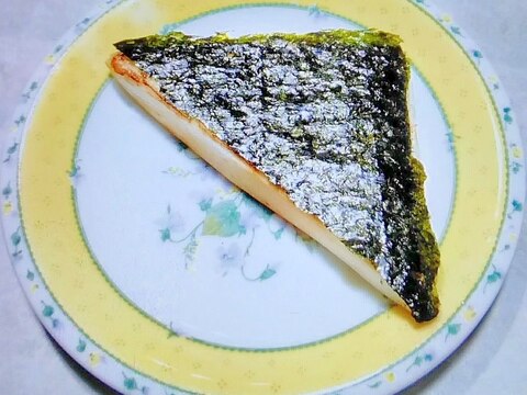 国産チーズ☆はんぺんの海苔バター焼き